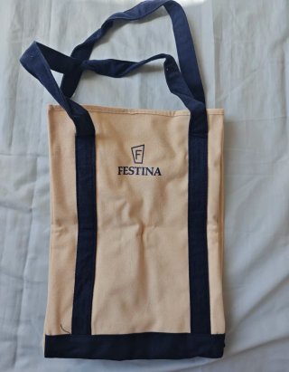 bolsa de tela tipo tote bag / shopper de la firma