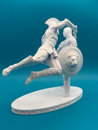 Busto 3D Troy Brad Pitt 25cm