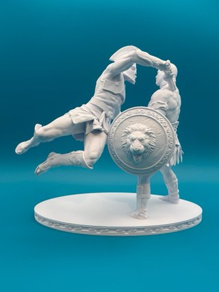 Busto 3D Troy Brad Pitt 25cm