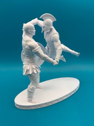 Busto 3D Troy Brad Pitt 25cm