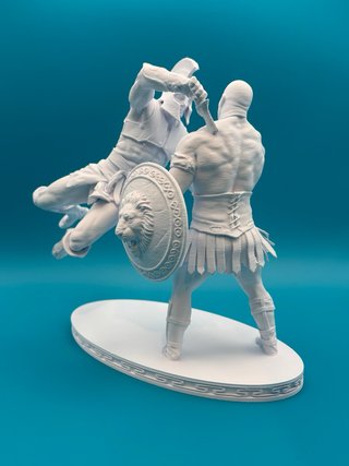 Busto 3D Troy Brad Pitt 25cm
