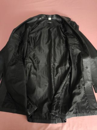Giacca donna vera pelle nera