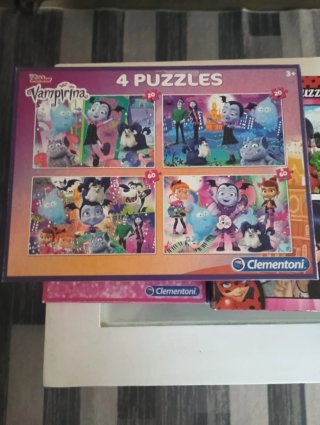 Lote de 7 Puzzles Infantiles Disney y más