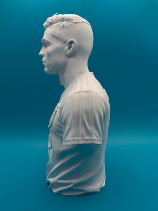 Busto 3D Cristiano Ronaldo - 20cm
