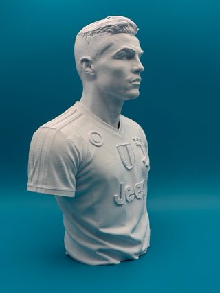 Busto 3D Cristiano Ronaldo - 20cm