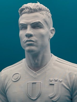 Busto 3D Cristiano Ronaldo - 20cm