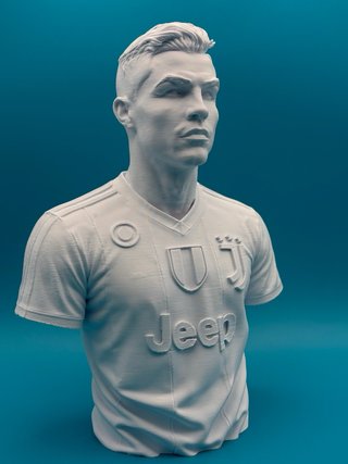 Busto 3D Cristiano Ronaldo - 20cm
