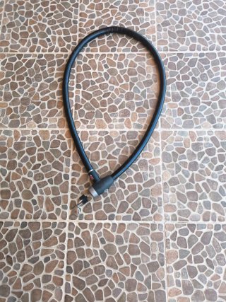 Candado de moto negro