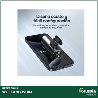 WOLFANG WD03 32GB cámara coche doble lente 4K