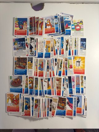 Lote Club Penguin Card-Jitsu Topps: 270 Cartas