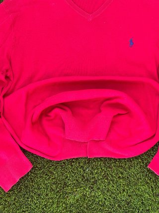 Jersey Ralph Lauren 2000s rojo
