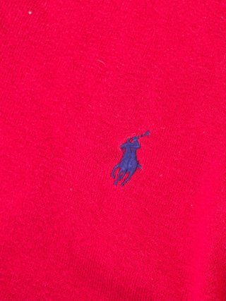 Jersey Ralph Lauren 2000s rojo