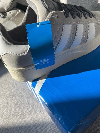 Adidas Campus Cinza e Branco