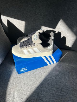 Adidas Campus Cinza e Branco