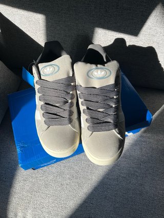 Adidas Campus Cinza e Branco