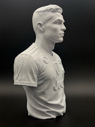 Busto Cristiano Ronaldo CR7 Juve 25cm