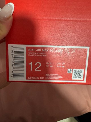 Nike Air Max SC Blancas Talla 46
