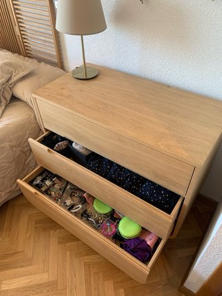 Cómoda 3 cajones madera Maison du Monde