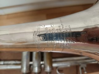 Trombón Couesnon antiguo 1920-1930