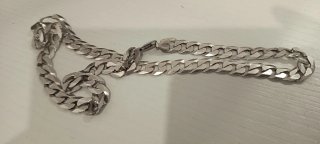 Cadena Plata Gruesa Maciza