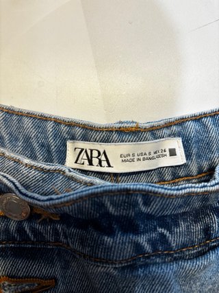 Falda pantalón vaquera Zara