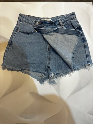 Falda pantalón vaquera Zara