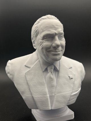Busto 3D Silvio Berlusconi - 20cm