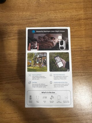 Cámara Seguridad Virtavo EGGSENTRY Indoor Dual Len