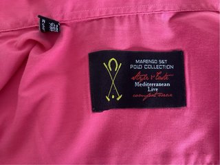 Camisa Polo Collection Rosa Talla S