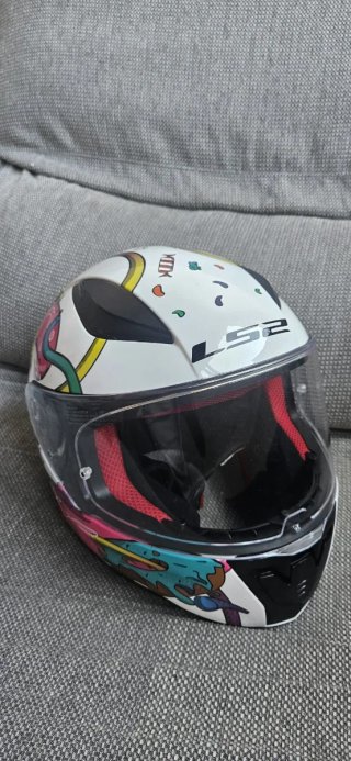 Casco Moto Infantil LS2 talla M 49-50