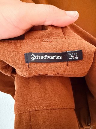 Pantalón Stradivarius Marrón