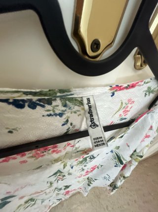 Camiseta floral blanca