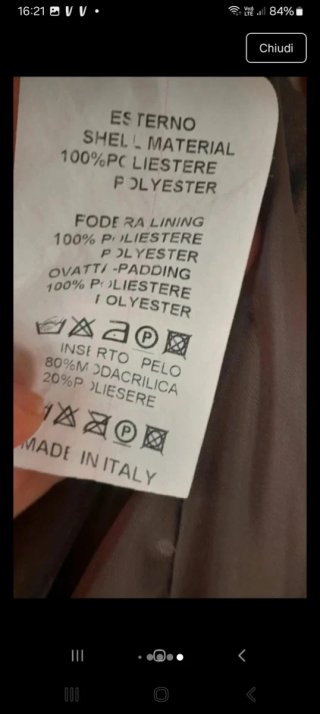Giaccone con cintura e pelliccia sintetica