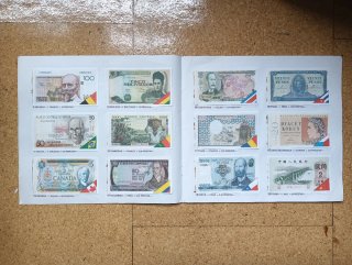 Álbum Mundi Billetes de Distintos Países