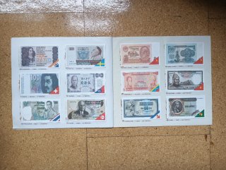 Álbum Mundi Billetes de Distintos Países