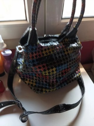 Bolso Prada Multicolor Tejido