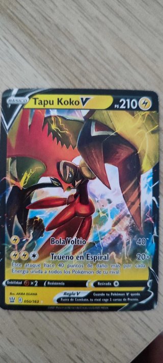 Tapu Koko V Carta Pokémon 050/163
