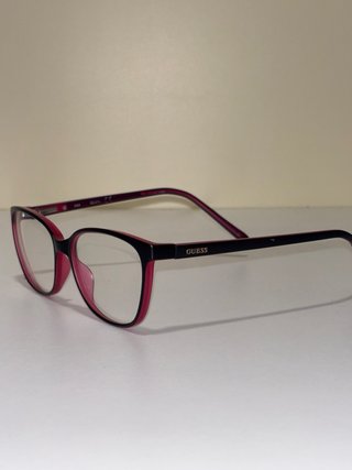 Montura Gafas Guess Negras y Rojas