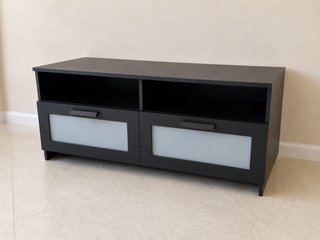 Mueble TV IKEA BRIMNES Negro 120cm