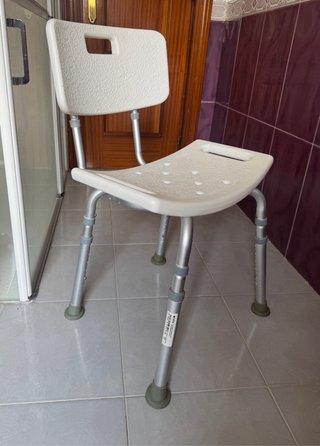 Silla de ducha antideslizante