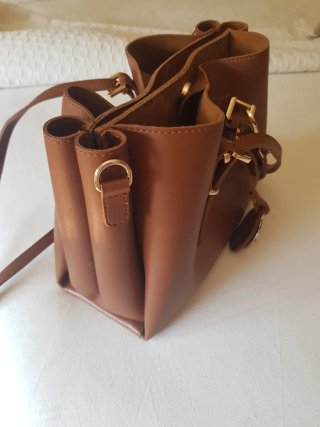 Bolso Beverly Hills Polo Club Marrón y Dorado