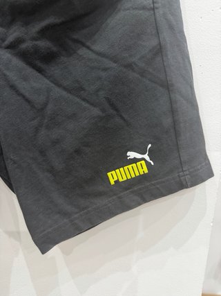 Pantalón Corto Deportivo Puma Negro Talla L