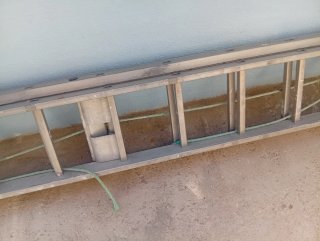 Escalera aluminio 2 tramos 580 cada tramo