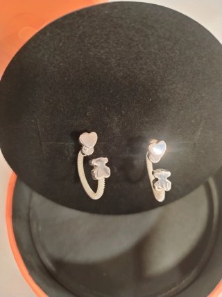 Pendientes aro Tous Corazón y Oso