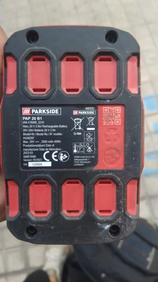 Taladro Parkside 20V