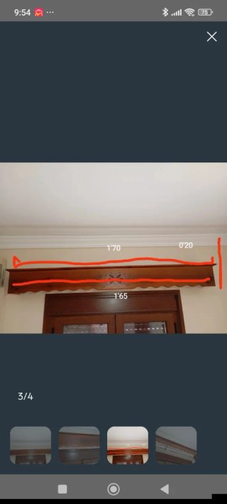 Marco de madera decorado