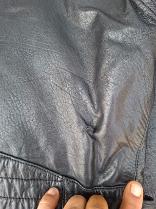 Chaqueta de cuero vintage