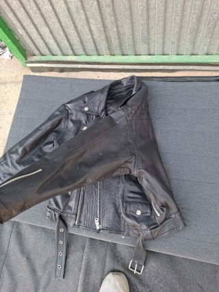 Chaqueta de cuero vintage