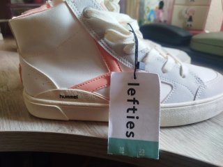Zapatillas Hummel rosa y blanco