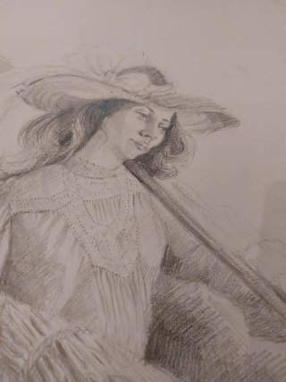 Maria Carmen Muset dibujos grafito